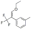 Benzene, 1-[(1E)-2-ethoxy-1-(trifluoromethyl)ethenyl]-3-methyl- (9CI),819866-06-3,结构式