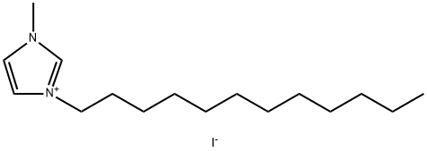 よう化1‐ドデシル‐3‐メチルイミダゾリウム 化学構造式