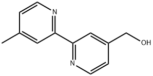 4-羟甲基-4'-甲基-2,2'-联吡啶,81998-04-1,结构式