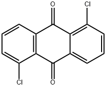 1,5-ジクロロアントラキノン 化学構造式