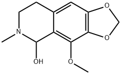 cotarnine|5,6,7,8-四氢-4-甲氧基-6-甲基-1,3-1,3-二氧杂环戊基(4,5-G)异喹啉-5-醇