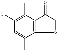 5-chloro-4,7-dimethylbenzo[b]thiophen-3(2H)-one Structure