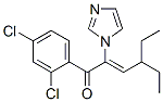 2-Hexen-1-one,  1-(2,4-dichlorophenyl)-4-ethyl-2-(1H-imidazol-1-yl)- Struktur