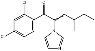 2-Hexen-1-one,  1-(2,4-dichlorophenyl)-2-(1H-imidazol-1-yl)-4-methyl-|