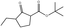 Cyclopentanecarboxylic acid, 3-ethyl-2-oxo-, 1,1-dimethylethyl ester (9CI),820236-09-7,结构式