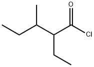 2-ethyl-3-Methylpentanoyl chloride 化学構造式