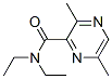 Pyrazinecarboxamide, N,N-diethyl-3,6-dimethyl- (9CI) 结构式