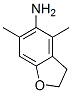 5-Benzofuranamine,  2,3-dihydro-4,6-dimethyl- Structure