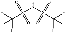 ビス(トリフルオロメチルスルホニル)アミン 化学構造式