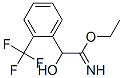 Benzeneethanimidic  acid,  -alpha--hydroxy-2-(trifluoromethyl)-,  ethyl  ester  (9CI) Struktur