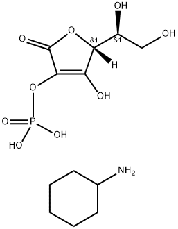 L-Ascorbic Acid 2-(Dihydrogen Phosphate) CyclohexanaMine-13C6 结构式