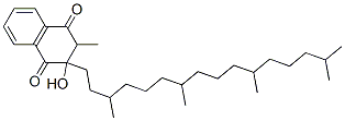 3-hydroxy-2-methyl-3-phytyl-2,3-dihydronaphthoquinone|