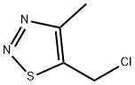 5-(クロロメチル)-4-メチル-1,2,3-チアジアゾール 化学構造式