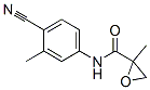 Oxiranecarboxamide, N-(4-cyano-3-methylphenyl)-2-methyl- (9CI) Struktur