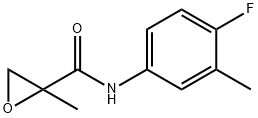 Oxiranecarboxamide, N-(4-fluoro-3-methylphenyl)-2-methyl- (9CI) 结构式