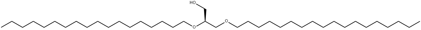 1,2-O-DIOCTADECYL-SN-GLYCEROL Struktur