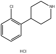 4-(2-CHLORO-PHENYL)-PIPERIDINE HYDROCHLORIDE Structure