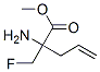 4-Pentenoic  acid,  2-amino-2-(fluoromethyl)-,  methyl  ester 化学構造式