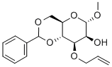 Methyl 3-O-Allyl-4,6-O-benzylidene-a-D-mannopyranoside,82228-10-2,结构式