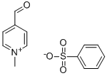 N-甲基吡啶-4-羰甲醛苯磺酸盐, 82228-89-5, 结构式