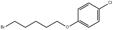 1-[(5-BROMOPENTYL)OXY]-4-CHLOROBENZENE 化学構造式