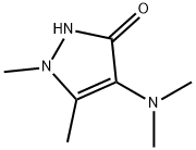 3H-Pyrazol-3-one,  4-(dimethylamino)-1,2-dihydro-1,5-dimethyl-,82261-38-9,结构式