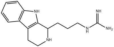 N-[3-(2,3,4,9-TETRAHYDRO-1H-B-CARBOLIN-1-YL)-PROPYL]-GUANIDINE 化学構造式