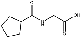 2-(环戊基甲酰胺基)乙酸,82291-54-1,结构式