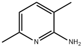 3,6-ジメチル-2-ピリジンアミン 化学構造式