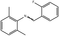 벤젠아민,N-[(2-플루오로페닐)메틸렌]-2,6-디메틸-(9CI)