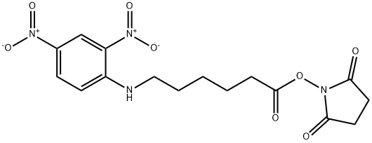 N-SUCCINIMIDYL 6-(2,4-DINITROANILINO)HEXANOATE Structure