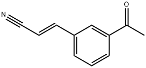 2-Propenenitrile, 3-(3-acetylphenyl)-, (E)- (9CI),82344-58-9,结构式