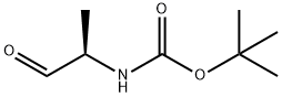 Carbamic acid, [(1R)-1-methyl-2-oxoethyl]-, 1,1-dimethylethyl ester (9CI) 化学構造式