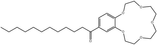 4-LAUROYLBENZO-15-CROWN-5 Structure