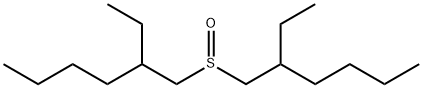 ビス(2-エチルヘキシル)スルホキシド 化学構造式