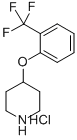 4-(2-TRIFLUOROMETHYL-PHENOXY)-PIPERIDINE HYDROCHLORIDE Struktur
