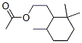 Cyclohexaneethanol, 2,2,6-trimethyl-, acetate (9CI) 化学構造式
