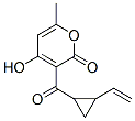 2H-Pyran-2-one, 3-[(2-ethenylcyclopropyl)carbonyl]-4-hydroxy-6-methyl- (9CI) Structure