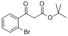 BETA-OXO-2-BROMO-BENZENEPROPANOIC ACID 1,1-DIMETHYLETHYL ESTER,823809-86-5,结构式