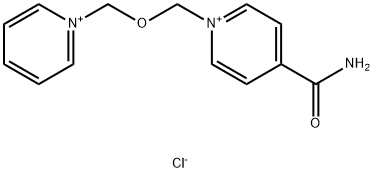 1-(((4-(Aminocarbonyl)pyridinio)methoxy)methyl)pyridinium dichloride,82381-66-6,结构式