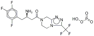 りん酸ENT-シタグリプチン 化学構造式