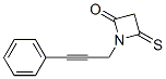 2-Azetidinone,  1-(3-phenyl-2-propynyl)-4-thioxo-  (9CI)|
