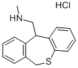 11-(Methylaminomethyl)-6,11-dihydrodibenzo(b,e)thiepin hydrochloride Struktur