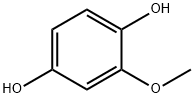 メトキシヒドロキノン 化学構造式