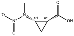 82403-63-2 Cyclopropanecarboxylic acid, 2-(methylnitroamino)-, cis- (9CI)