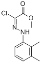 METHYL CHLORO[(2,3-DIMETHYLPHENYL)HYDRAZONO]ACETATE 化学構造式