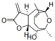 [3aR,5S,9R,10S,11aS]-3a,4,5,8,9,10,11,11a-Octahydro-9-hydroxy-6,10-dimethyl-3-methylene-5,10-epoxycyclodeca[b]furan-2(3H)-one 结构式