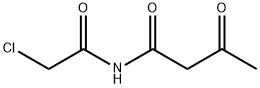 N-(2-CHLOROACETYL)-3-OXOBUTANAMIDE Struktur