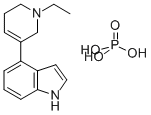 82439-18-7 1H-Indole, 4-(1-ethyl-1,2,5,6-tetrahydro-3-pyridinyl)-, phosphate (1:1 )