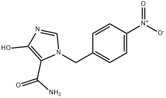 3-(4-Nitrobenzyl)-5-hydroxy-3H-imidazole-4-carboxamide Struktur